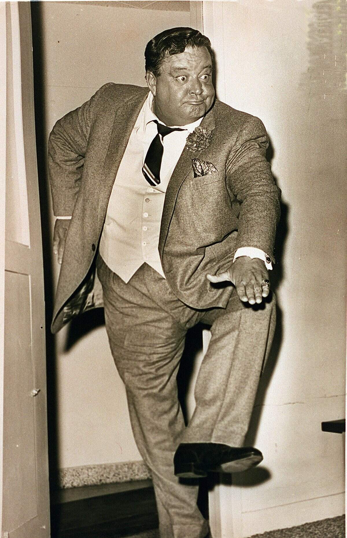 Entertainer Jackie Gleason in Miami Beach.